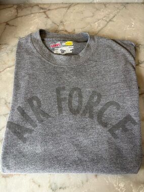 Soffe Gray short sleeve t-shirt with 'AIR FORCE' Print